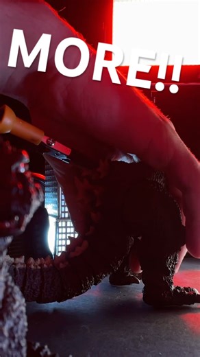 More Godzilla stop motion! #godzilla #stopmotion #fypシ #fyp #vegan