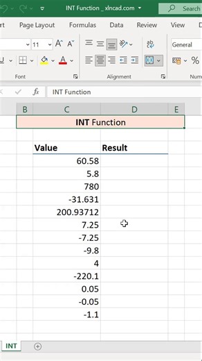 XL n CAD Malayalam | INT function in #Excel explained in #Malayalam. #ExcelMalayalam #MalayalamExcel #ExcelTips #ExcelTricks #ExcelFormula | Instagram