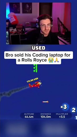 sold coding laptop for a Rolls Royce