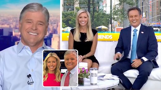 Sean Hannity Joins Fiancée Ainsley Earhardt Live on Air From His Palm Beach Home To Gush About Her Rising 'Celebrity'