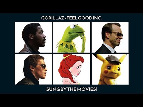 Gorillaz - FEEL GOOD INC. (Sung by 198 Movies!)