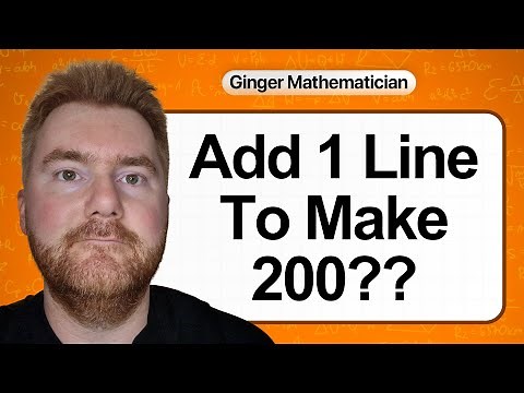 Add 1 Line To Make 200? | The Viral Riddle STUMPING Everyone!