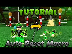 Custom Auto Reset Macro! | Build a boat for treasure ROBLOX