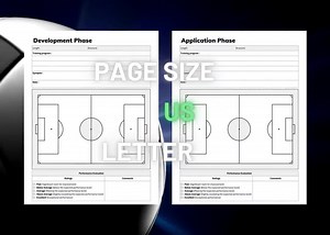 Football Coaching Template, Soccer Practice Plan, Football Game Day Strategy, Soccer Player Evaluation, Football Coach Planner, Soccer Coach - Etsy