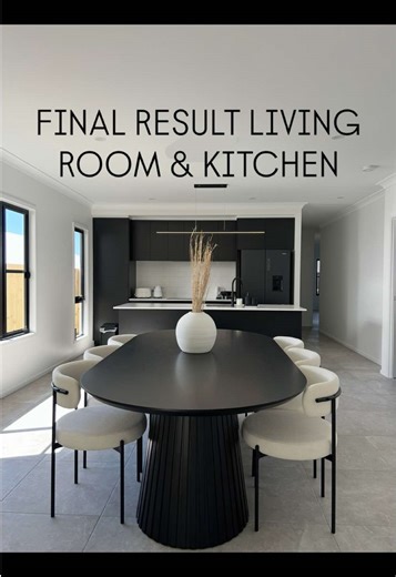 Living Room and Kitchen Renovation Before and After