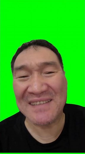 Guy singing phonk Green Screen 4k