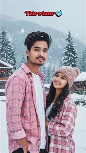 This Winter ☃️ Gemini Ai Couple Photo Editing | Trending Gemini Ai Couple Photo Editing | #gemini