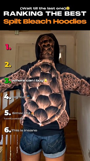 Ranking BEST BLEACH HOODIES #hoodie #diyfashion #fashiontrends #hoodiedesign