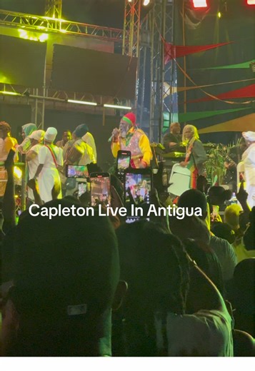 The Legendary Capleton Blazing Up The Stage At One Nation Festival In Antigua #fyp #capleton