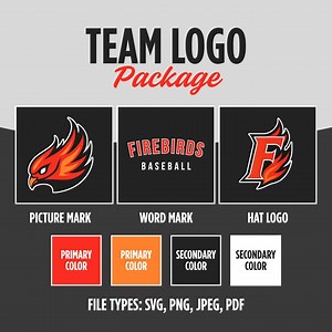 Custom Sports Team Logo Package, Vector Design (svg, Png, Jpg, Pdf) - Etsy UK