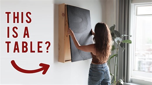 Renter-friendly DIY table upgrade