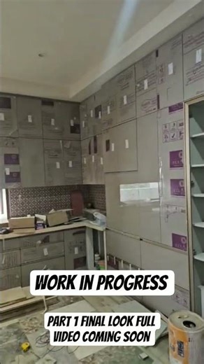 Full Height Full Celling Touch Modular Kitchen Furniture video