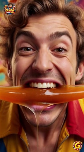 Caramel Stretch Moment 🍯 | Satisfying Caramel ASMR