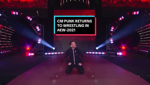 CM Punk returns to pro wrestling after 7 years and debuts in AEW #cm #punk #cmpunk #wwe #wwf #aew #all #elite #wrestling #wrestlingtiktok #prowrestling #2021 #rampage #friday #night #chicago #the #first #dance