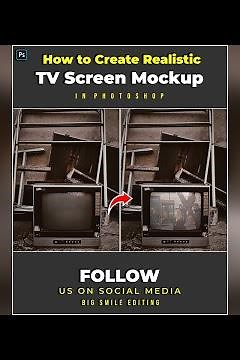 How to Create a Retro TV Effect Using Any Image - Photoshop Tutorial