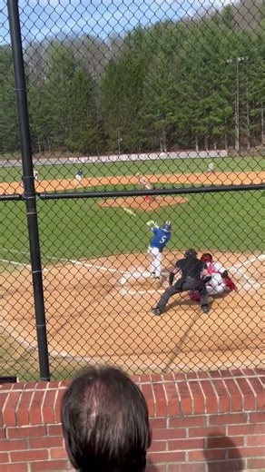 Single back up the middle off the pitcher’s foot.