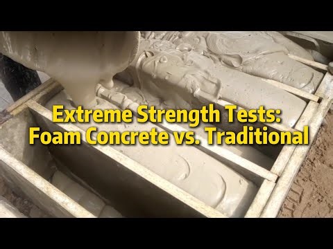 Ultimate Strength Testing Foam Concrete vs Traditional Concrete
