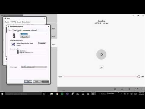 How to fix high pitched whine when recording with a microphone