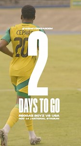 56 reactions | Jamaica  vs USA   National Stadium ️ ️ November 14 See you in 02 Days! 﫡 #WeNeverFearDem #Dem #ReggaeBoyz #JamaicaLandWeLove #Jamaica2026 | Jamaica Football Federation ( J.F.F ) | Facebook