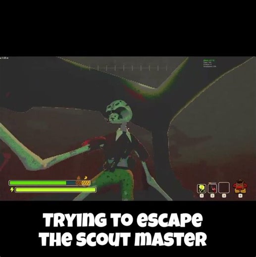 Trying to escape the scout master #peak #scoutmaster #comedy #lava