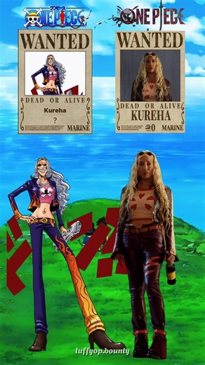One Piece Anime vs Live Action 2 Character Comparison #onepiece #edits #comparison #liveaction