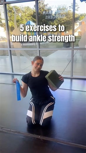 Area 15 Dance Studio Tallahassee on Instagram: "POV you’re a dancer: “I need to strengthen my ankles so my turns and jumps feel more controlled.” We got you! Try these 5 excercises to strengthen your feet and ankles. Every great dancer starts from the ground up. #dancerstretches #dancewarmup #dancerflexibility"