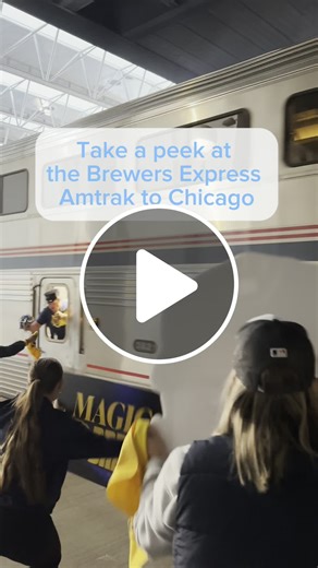 Take a peek at the Brewers Express Amtrak to Chicago - NewsBreak
