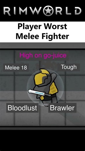 Having A Brawler Fighter Be Like - Rimworld