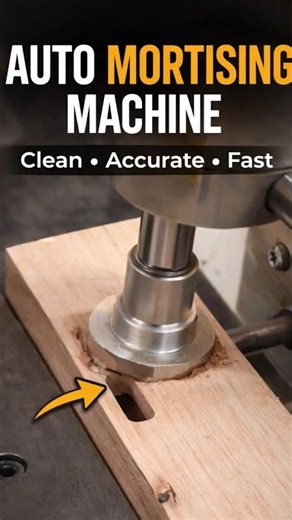 Automatic Mortising Machine | Clean & Accurate Wood Joints #youtubeshorts