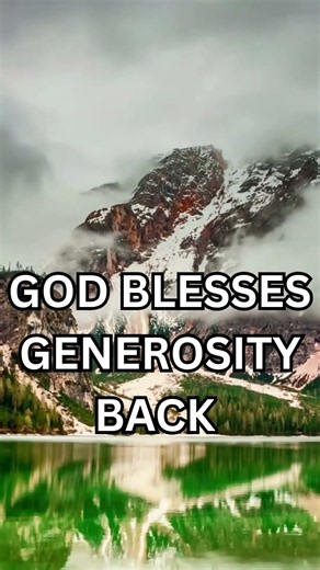 The Generosity Secret God Rewards #kindness #scripture #blessed
