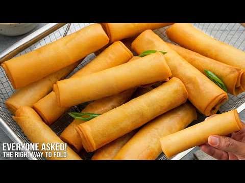 The Crispiest Chicken Spring Rolls | Quick & Easy Ramadan Iftar Snack