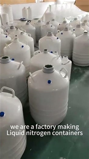 liquid nitrogen container factory warehouse view
