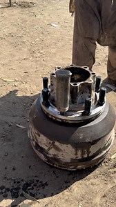 Heavy Duty Truck Wheel Drum stud fixing process #mechanic #tools #skills #trucks @topfans #rebuild | PAK_AutoWheels