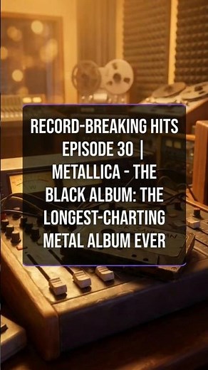 Record-Breaking Hits Episode 30 | Metallica – The Black Album: The Longest-Charting Metal Album Ever