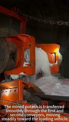 Efficient Roadheard in Potash Mining Underground