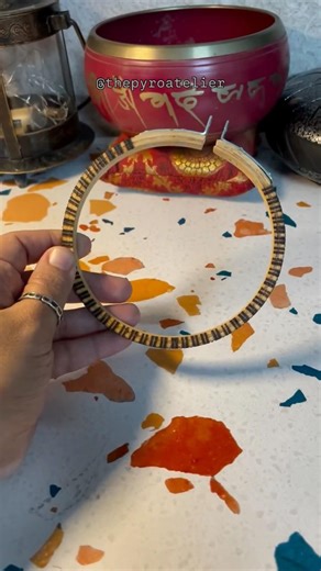 Pyrography on Wooden Loop … #design #art #embroidery #creative