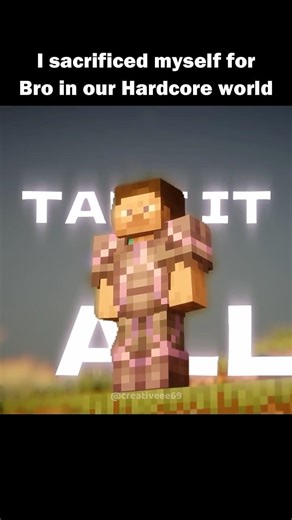 I sacrificed myself Hardcore world for Bro #usa