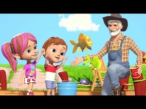 12345 Once I Caught a Fish Alive | Numbers Song & Nursery Rhymes | Cartoons by Little Treehouse