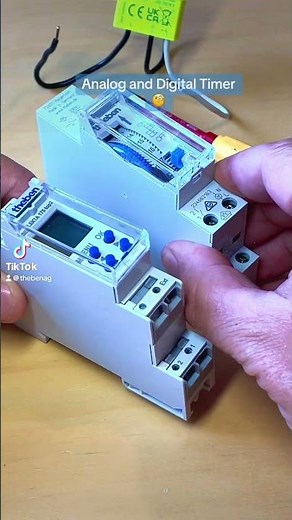 Theben analogue (SYN 160 a) and digital/astro (SELEKTA 175) time switches #shorts #diy #electrician