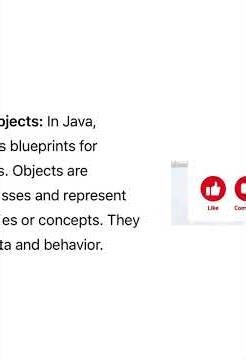 Classes and Objects in Java