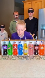 Guess the Rainbow Soda Challenge with a Surprising Twist