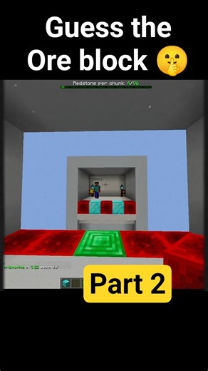 Guess the Ore Block – Part 2! Can My Friend Win? 😂 | Minecraft Short