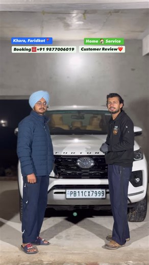 Turbo Gleam Detailers on Instagram: "Fortuner🚘 Customer Review ❤️Detailing+Steamwash+Compound+Polishing+Ceramic Coating TURBO GLEAM DETAILERS 🚘✨- “Shine On,Drive Proud” 🔥🚗 For any queries: 9877006019📞 Contact us for: ✅Car detailing ✅Car PPF ✅Interior cleaning ✅Ceramic Coating ✅Graphene Coating ✅Borophene Coating etc. Home service available 🏡"