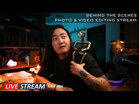 🔴 Redecorating my studio setup + photo/video editing stream | Film, Camera, Wildlife, Cat Talk