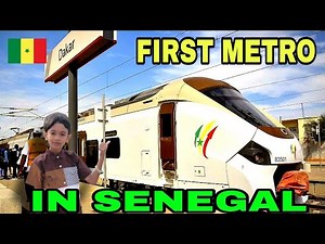 Senegal Metro Train - Complete Ride | Inside First Metro Train in Dakar Senegal |