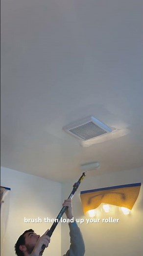 How to Paint Ceilings! (Easy)