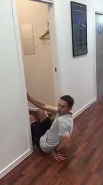 How to stretch your hamstrings: wall stretch (POGO Physio)