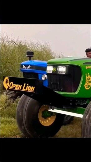 gadi pache gadi new song sonalika vs John Deere tractor full power stunt stutus viral short videos