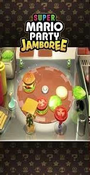 Burger Builders - Super Mario Party Jamboree Master Difficulty #shorts