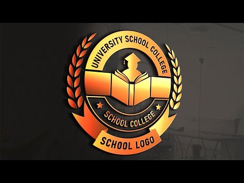 How to Make School College University Logo Design In illustrator||Rasheed RGD